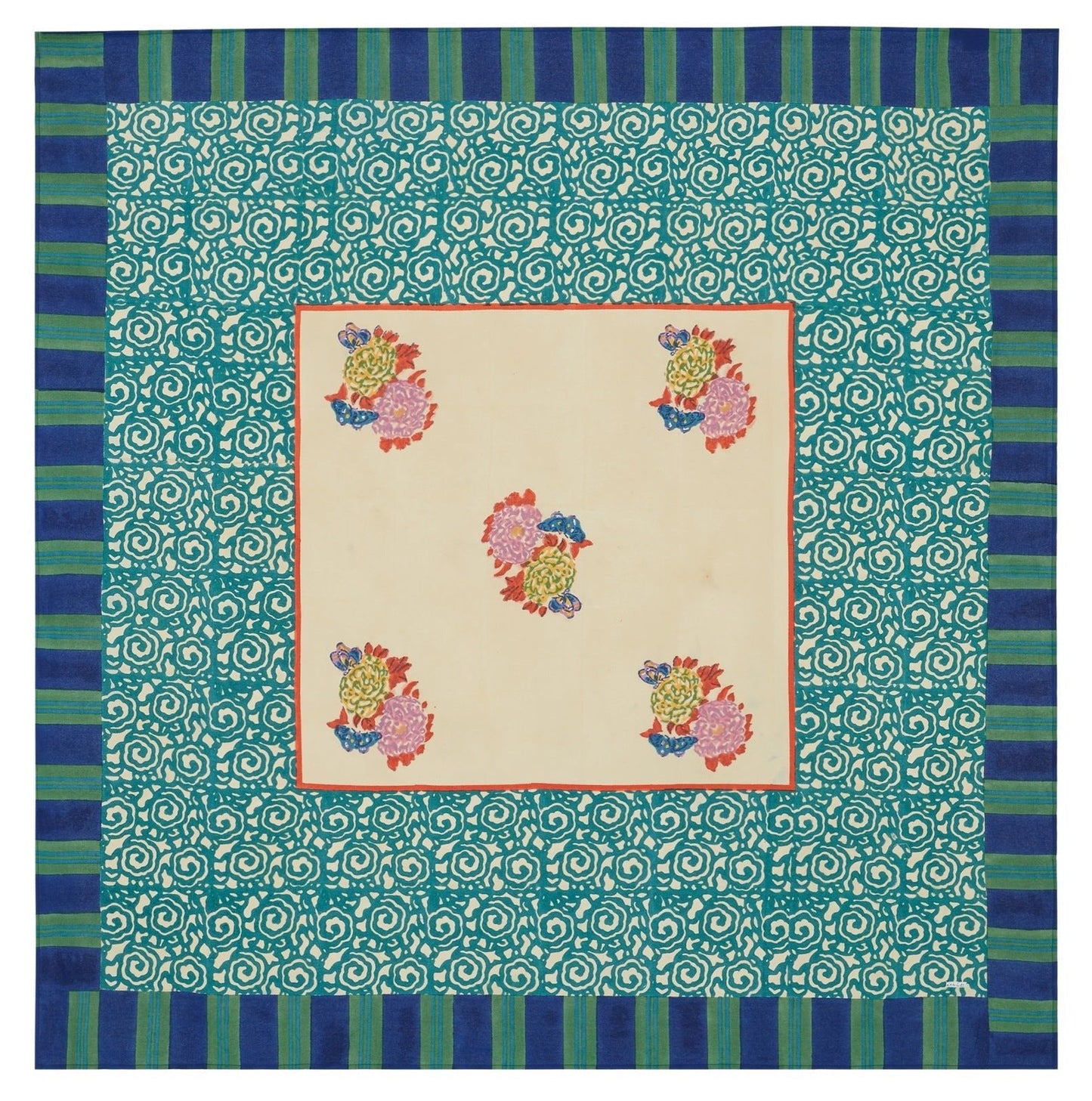 Knight Peacock - Cotton Cloth 180x180 | Lisa Corti - Bon Ton goods