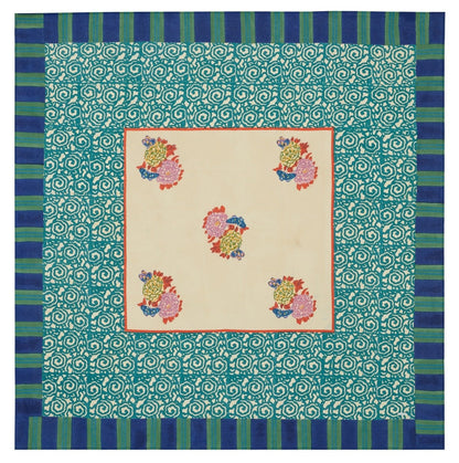 Knight Peacock - Cotton Cloth 180x180 | Lisa Corti - Bon Ton goods