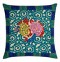 Knight Peacock Pillow Cushion Cover 45x45 | Lisa Corti - Bon Ton goods