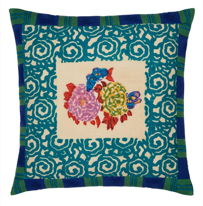 Knight Peacock Pillow Cushion Cover 60x60 | Lisa Corti - Bon Ton goods