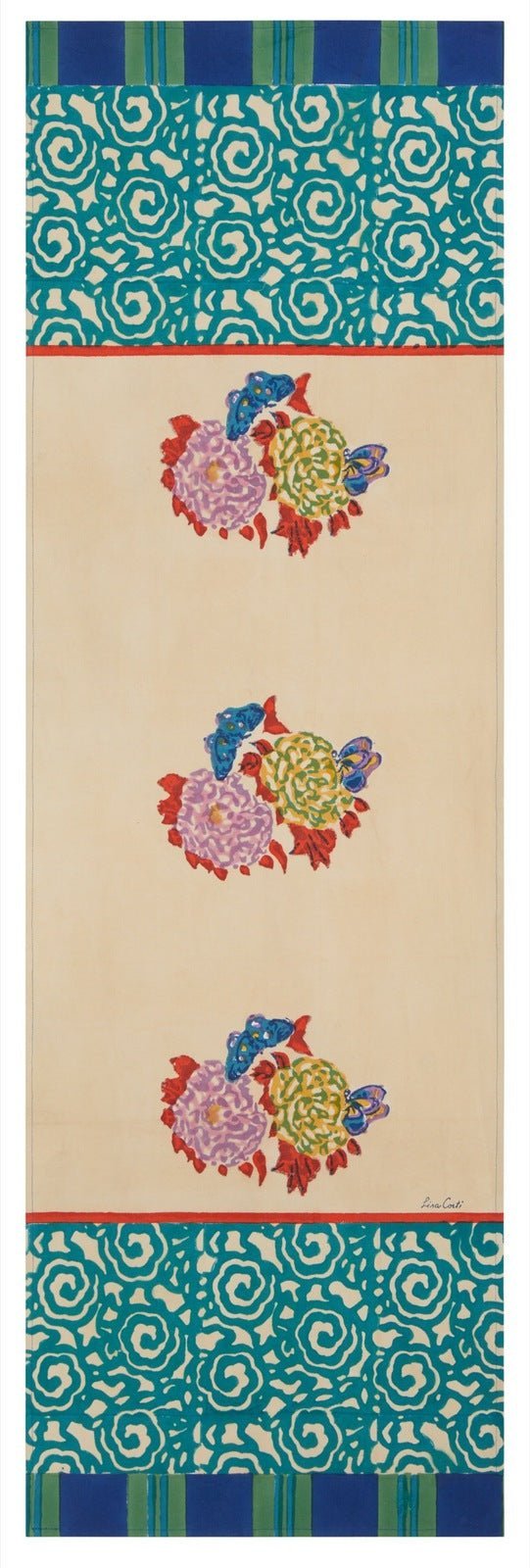 Knight Peacock - Table Runner | Lisa Corti - Bon Ton goods