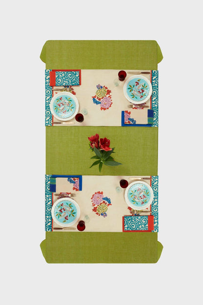 Knight Peacock - Table Runner | Lisa Corti - Bon Ton goods