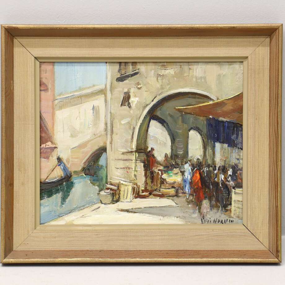 Knut Norman, Oil on Panel - Bon Ton goods