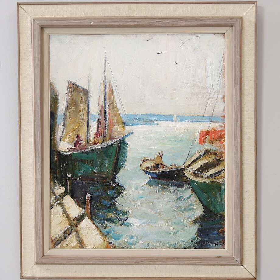 Knut Norman, Swedish, Painting - Bon Ton goods