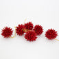 Kotte Mini Christmas Ornaments, Red, Set of 6 by A World of Craft, Swedish-designed handmade Christmas decoration