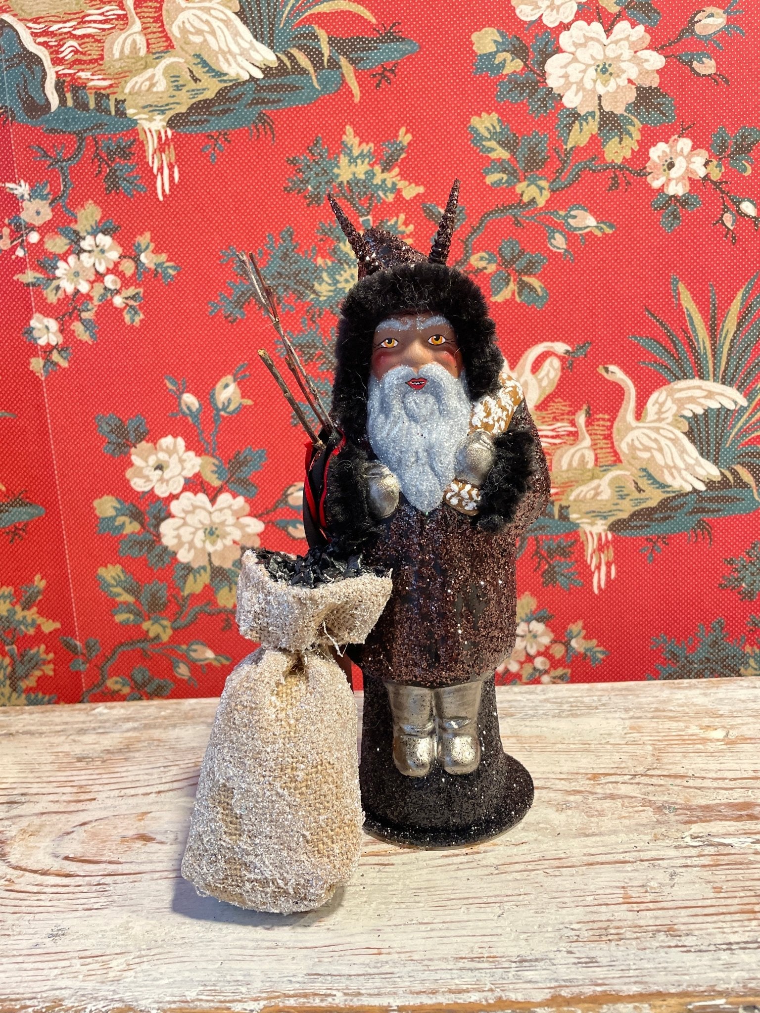 Krampus - Dark Brown With Bag And Switches | Ino Schaller - Bon Ton goods