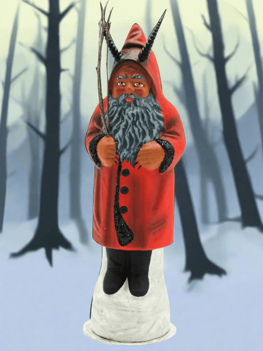Krampus Santa Red with Switches | Ino Schaller - Bon Ton goods
