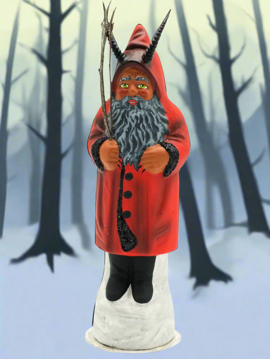 Krampus Santa Red with Switches - Ino Schaller