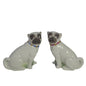 Kuhn ’Harold and Maud’ pair of pugs, white - Bon Ton goods