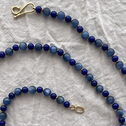 Kyanite and Lapis Lazuli Necklace | Mikkel Brøgger