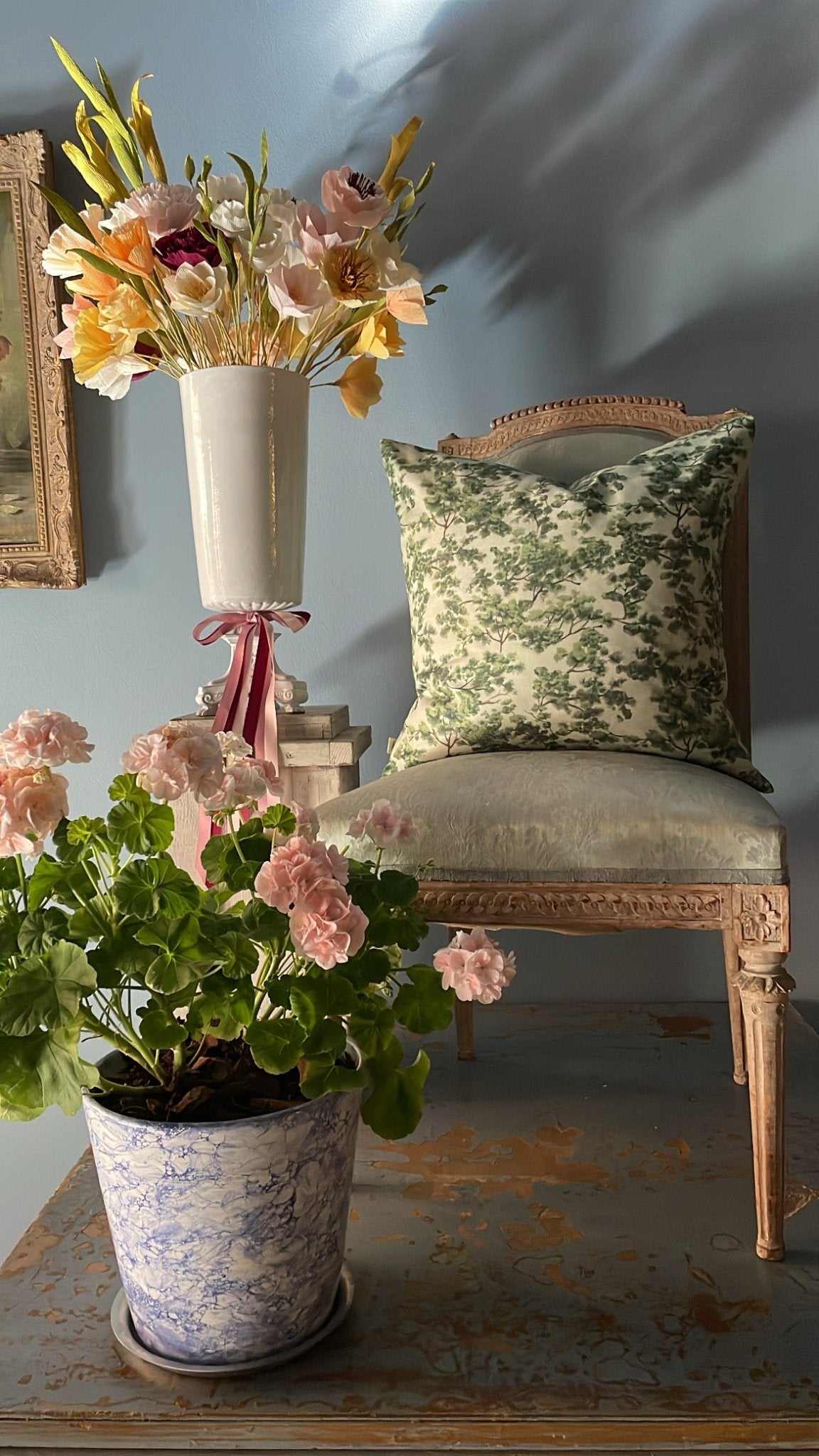 La Rose Cushion | John Derian - Bon Ton goods