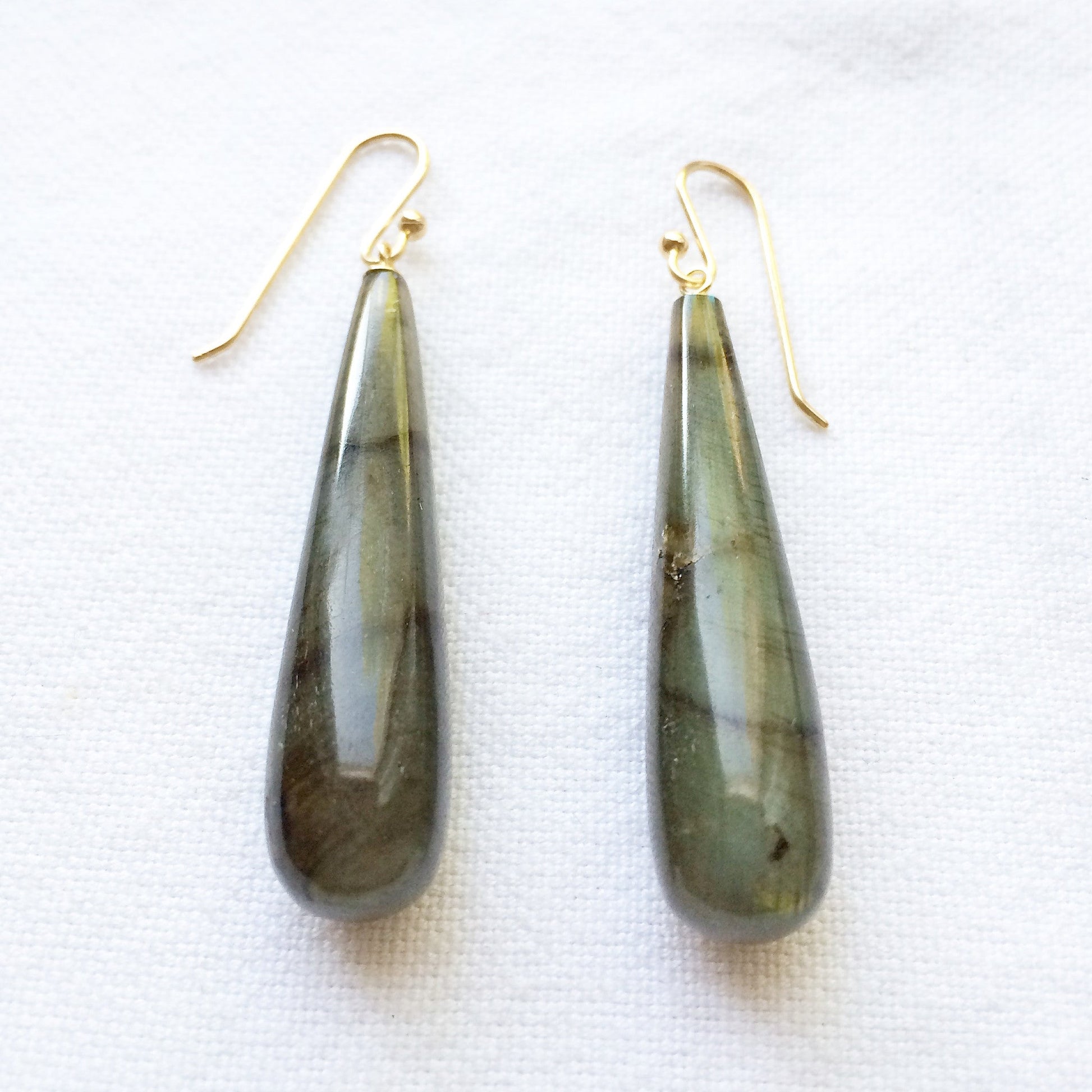 Labradorite Drop Earrings - Bon Ton goods