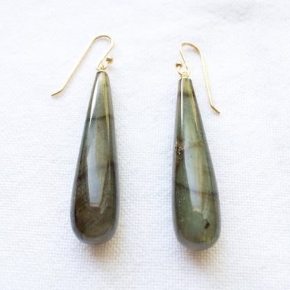 Labradorite Drop Earrings | Mikkel Brøgger - Bon Ton goods