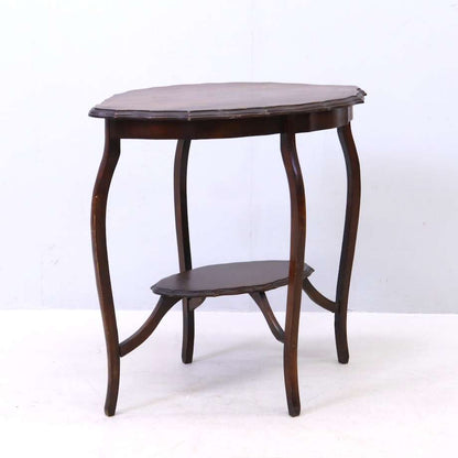 Lamp Table, 1900s, Mahogany Finish, H 71 × L 74 cm - Bon Ton goods