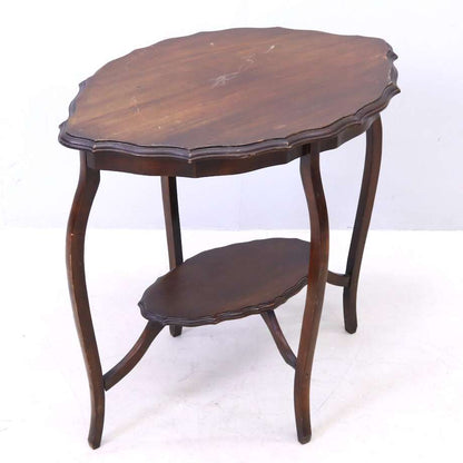 Lamp Table, 1900s, Mahogany Finish, H 71 × L 74 cm - Bon Ton goods