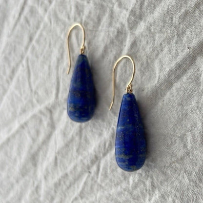 Lapis Lazuli Drop Earrings - Bon Ton goods