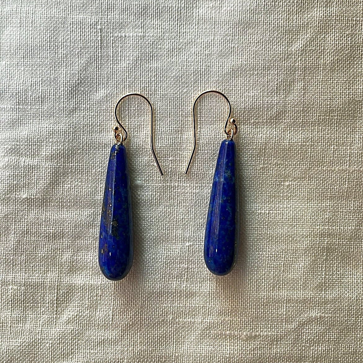 Lapis Lazuli Drop Earrings | Mikkel Brøgger - Bon Ton goods
