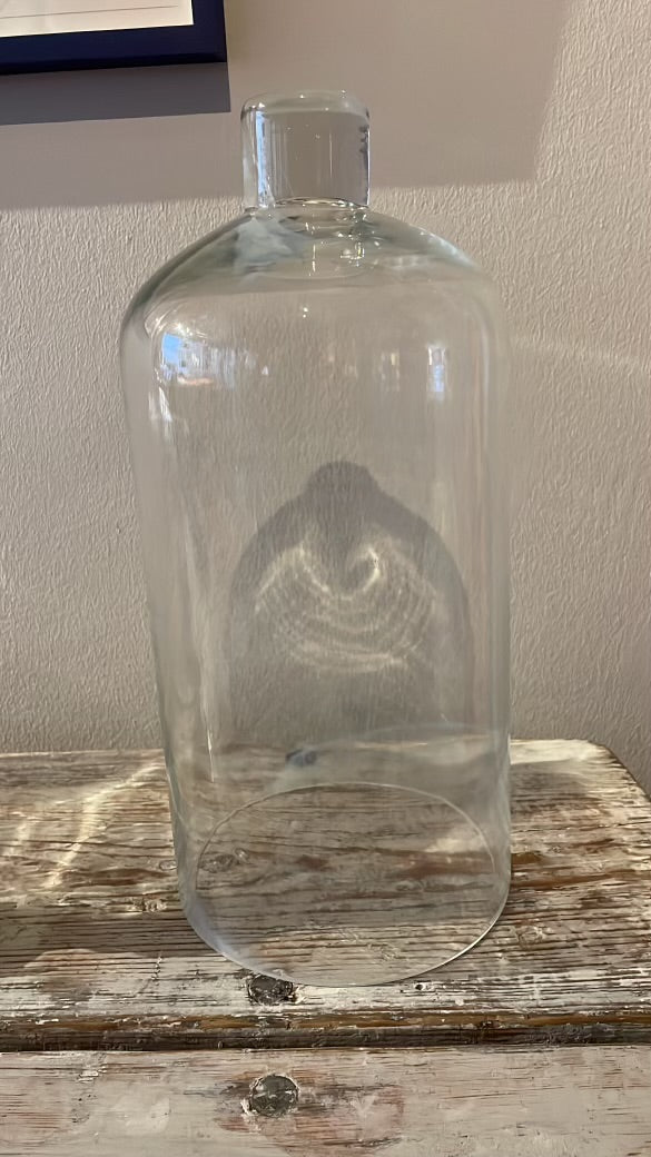 Large Antique French Apothecary Glass Cloche - Bon Ton goods