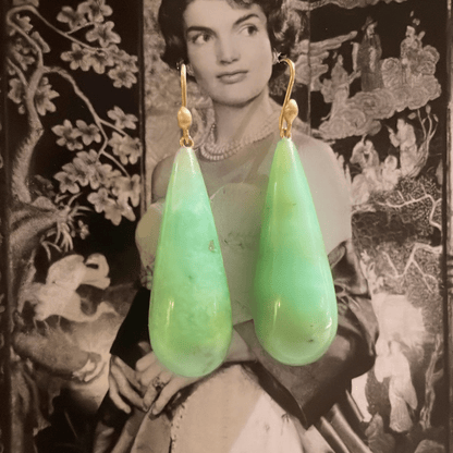 Large Chrysoprase Drop | Ted Muehling - Bon Ton goods