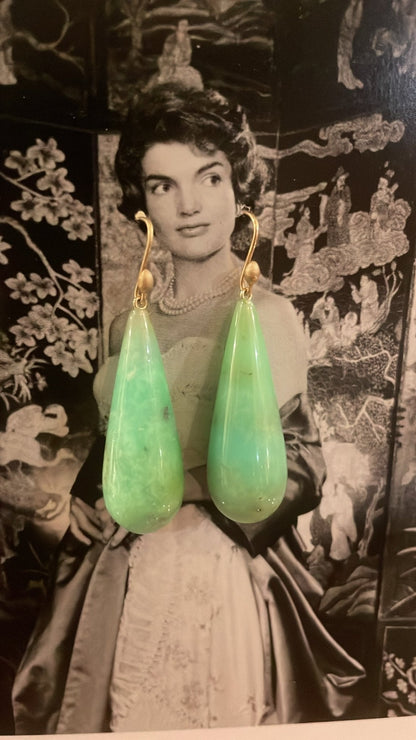 Large Chrysoprase Drop | Ted Muehling - Bon Ton goods