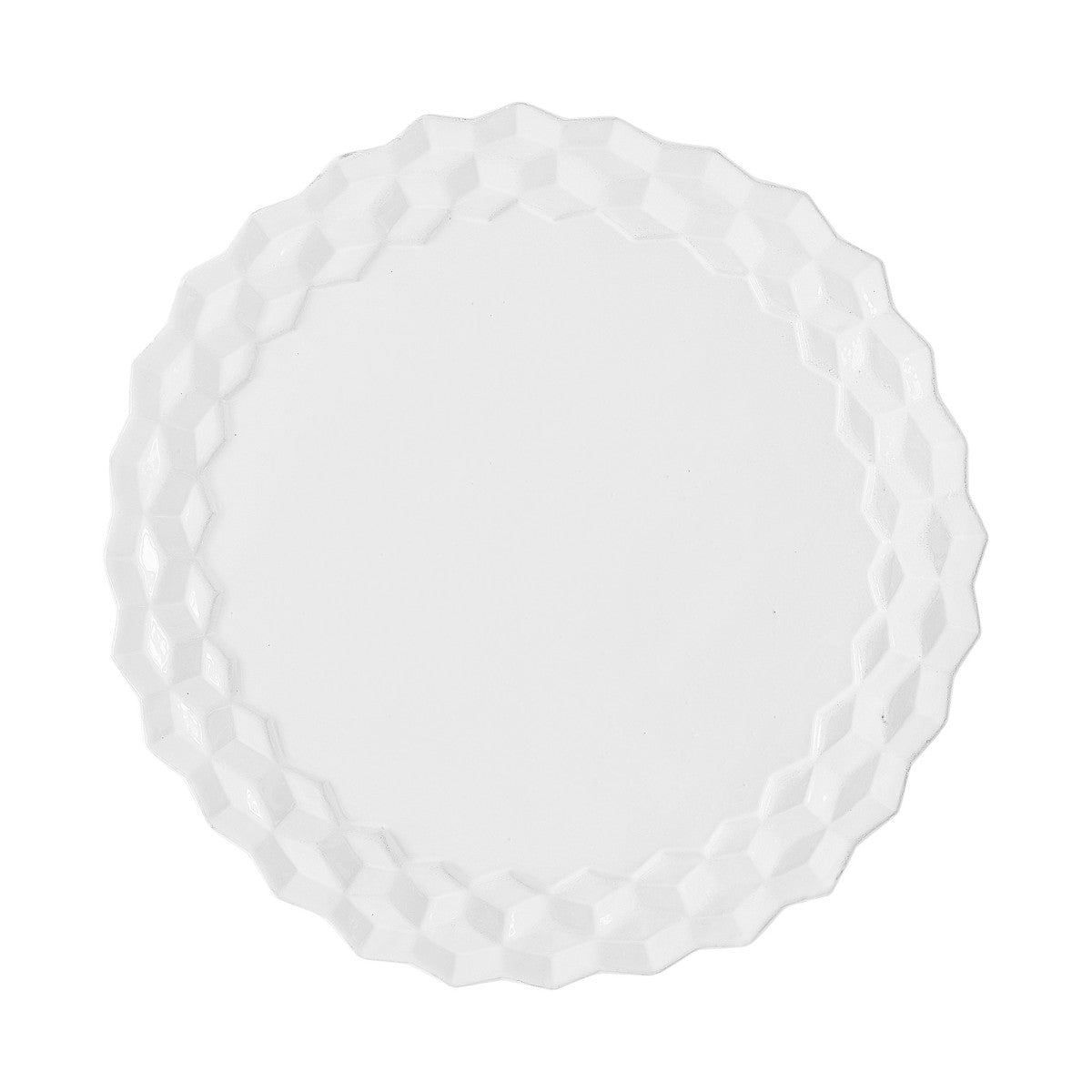 Cube Large Dinner Plate, set of 6 by Astier de Villatte, official product view