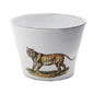 Large Felis Tigris Cup without Handle, John Derian, Set of 3 by Astier de Villatte, view 1