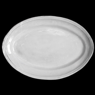Large Oval Simple Platter | Astier de Villatte - Bon Ton goods