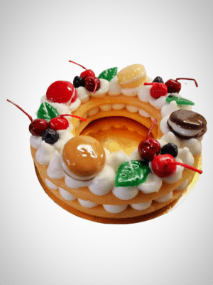Large Tart Cake Wax Candle | Cereria Introna - Bon Ton goods
