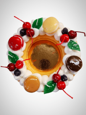 Large Tart Cake Wax Candle | Cereria Introna - Bon Ton goods