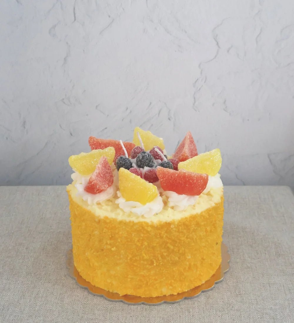 Large Torta Alla Crema e Canditi Wax Candle | Cereria Introna - Bon Ton goods
