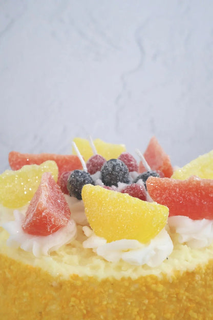 Large Torta Alla Crema e Canditi Wax Candle | Cereria Introna - Bon Ton goods