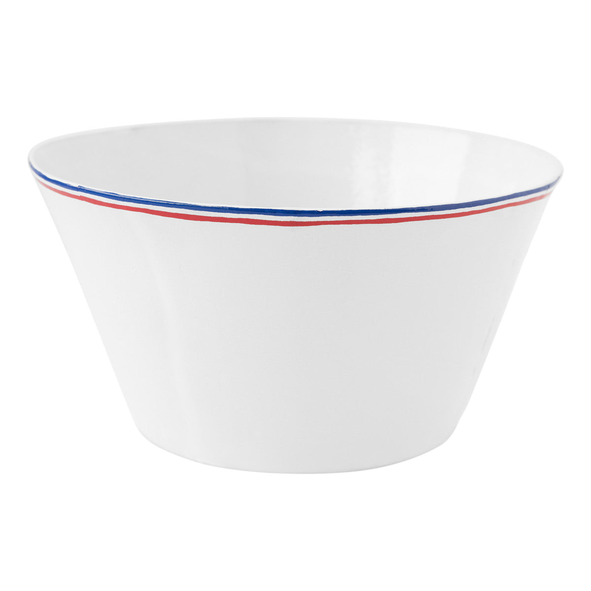 Large Tricolore Salad Bowl by Astier de Villatte, official product view