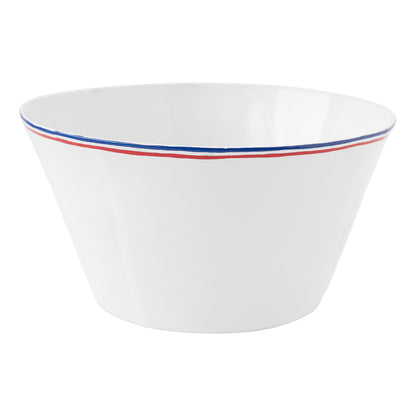 Large Tricolore Salad Bowl by Astier de Villatte, official product view