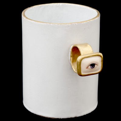 Left Eye Ring Cup, Serena Carone | Astier de Villatte: Exclusive Pre-Order Item - Bon Ton goods