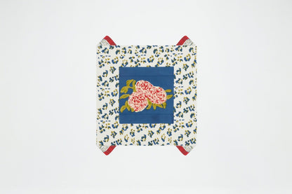 Leopard Stripes Dark Blue Cotton Cloth 110x110 | Lisa Corti - Bon Ton goods