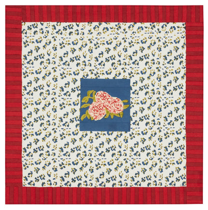 Leopard Stripes Dark Blue Cotton Cloth 110x110 | Lisa Corti - Bon Ton goods