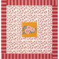 Leopard Stripes Gold Tablecloth – 110X110 | Lisa Corti - Bon Ton goods