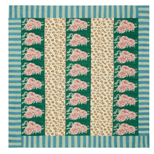 Load image into Gallery viewer, Leopard Stripes Green - Cotton Cloth - Bon Ton goods
