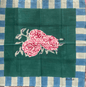 Leopard stripes Green Napkins | Lisa Corti - Bon Ton goods