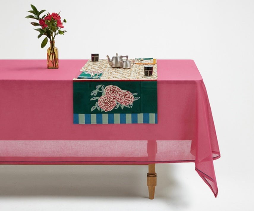 Leopard Stripes Green - Table Runner | Lisa Corti - Bon Ton goods