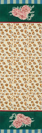 Leopard Stripes Green - Table Runner | Lisa Corti - Bon Ton goods