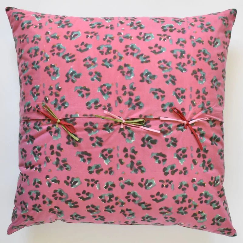 Leopard Stripes Sky - Pillow Cushion Cover | Lisa Corti - Bon Ton goods