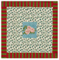 Leopard Stripes Sky - Tablecloth 110X110 | Lisa Corti - Bon Ton goods