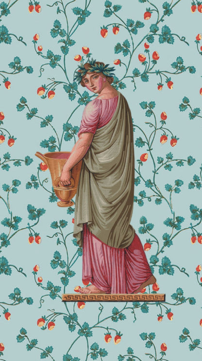 Les Fraises Wallpaper | Tapetorama - Bon Ton goods