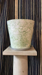 Light Green Bendtsen Pot Marbleized | Handmade Erik Bendtsen Ceramics - Bon Ton goods