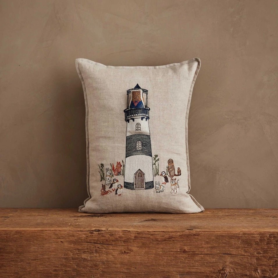 Lighthouse Friends Pocket Pillow | Coral & Tusk - Bon Ton goods