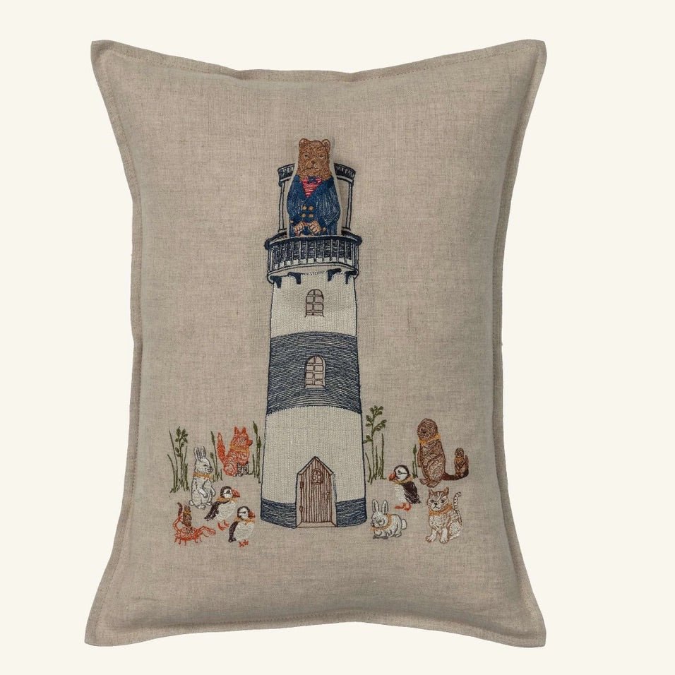 Lighthouse Friends Pocket Pillow | Coral & Tusk - Bon Ton goods