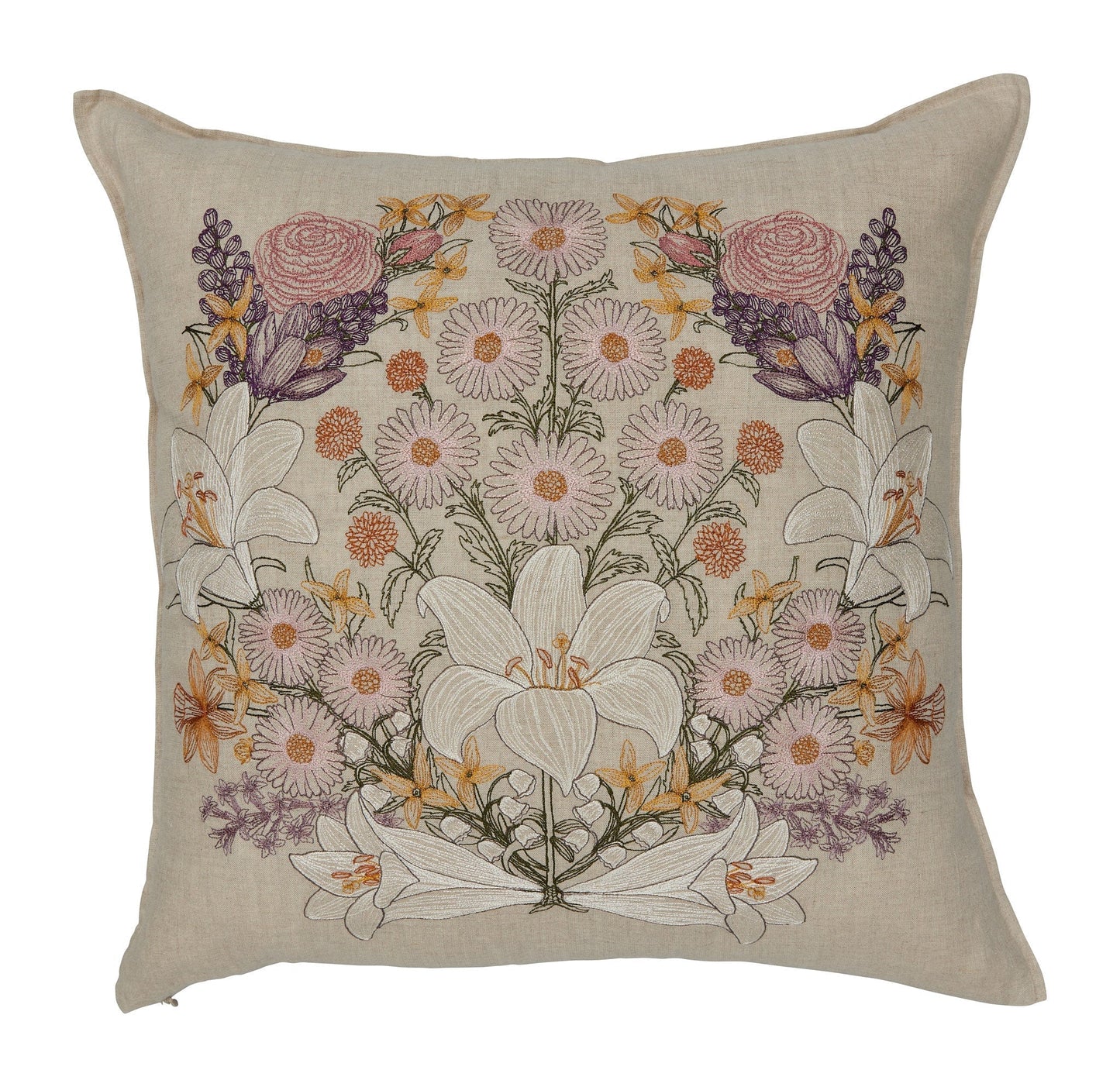 Lilies and Daisies Pillow | Coral & Tusk - Bon Ton goods
