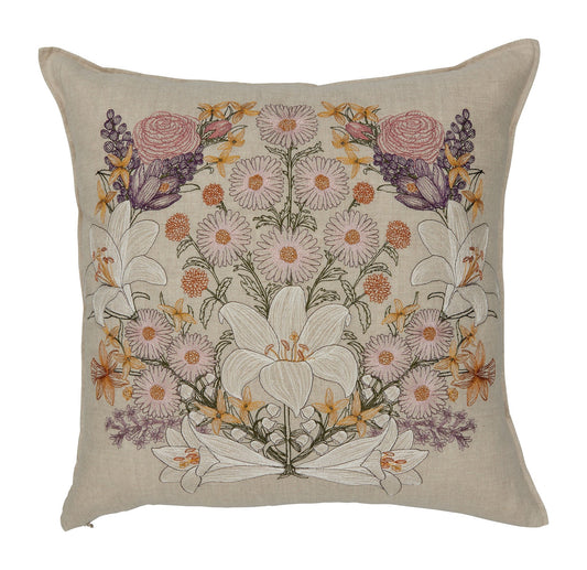 Lilies and Daisies Pillow | Coral & Tusk - Bon Ton goods