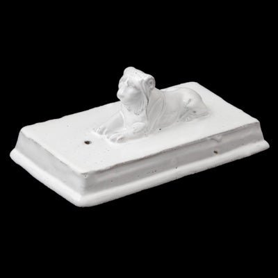 Lion on Slab Incense Holder | Astier de Villatte - Bon Ton goods